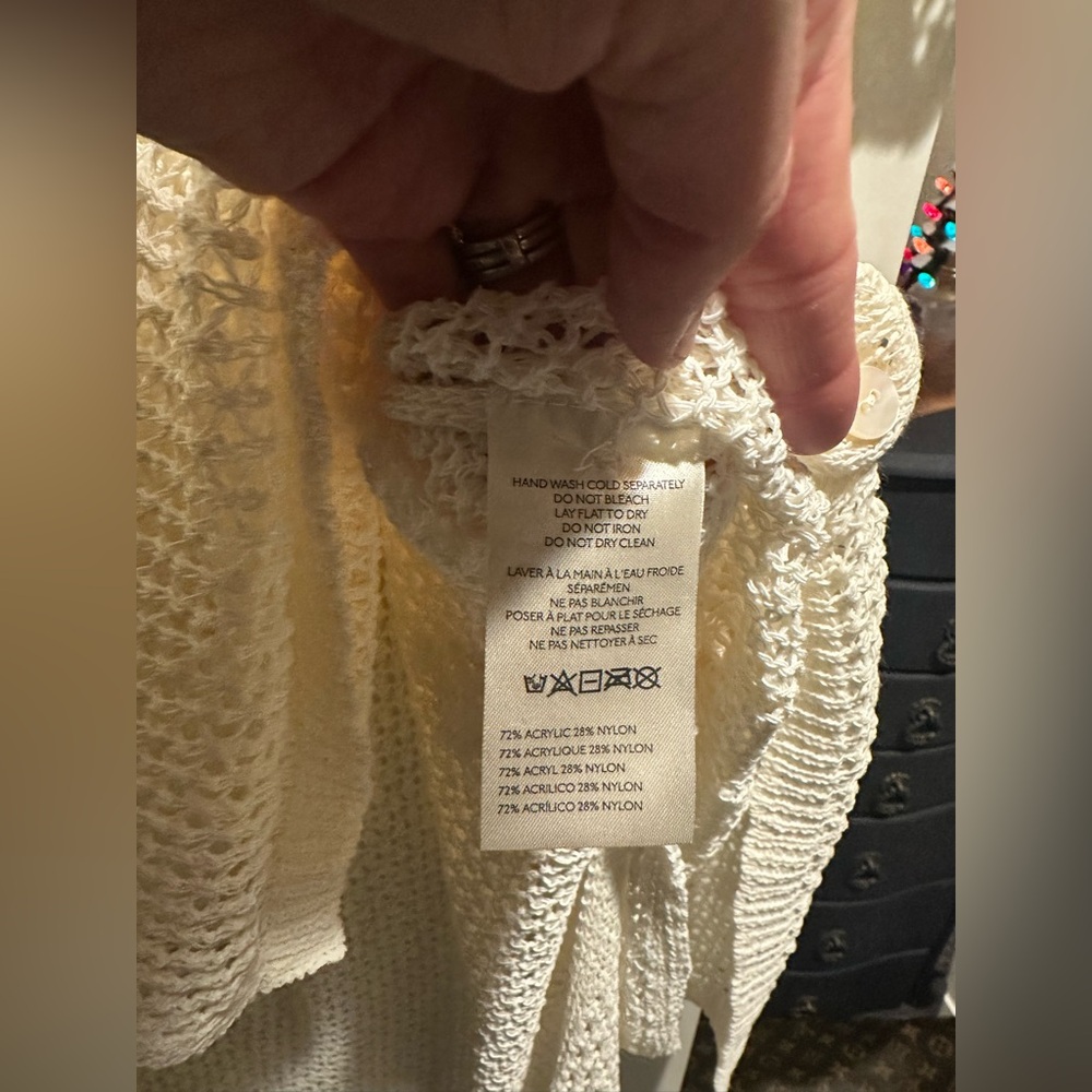 NWOT Free People Traveling Easy Kaftan in Ivory $128MSRP - Picture 8 of 12